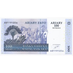 MADAGASCAR - PICK 86 - 100 ARIARY / 500 FRANCS - 2004 - NEUF