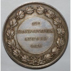 MEDAL - SHOOTING - SOCIETY OF CARABINIERI OF GIVORS - CONTEST 1878