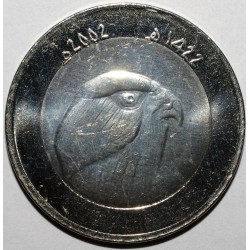 ALGERIA - KM 124 - 10 DINARS 2002 - PEREGRINE FALCON