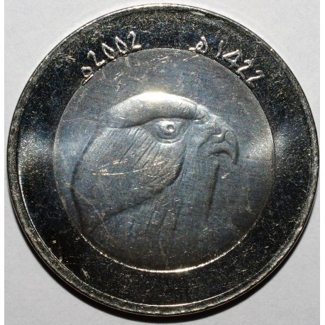 ALGERIA - KM 124 - 10 DINARS 2002 - PEREGRINE FALCON