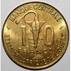 AFRIQUE DE L'OUEST - KM 10 - 10 FRANCS 1990 - FAO