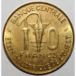 AFRIQUE DE L'OUEST - KM 10 - 10 FRANCS 1990 - FAO