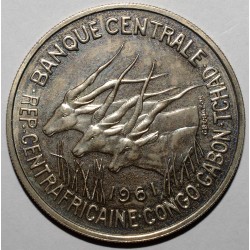 AFRIQUE EQUATORIALE FRANCAISE - 50 FRANCS 1961 - ESSAI - SUPERBE