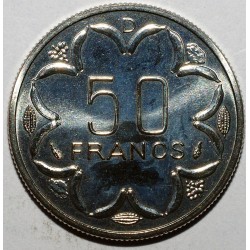 AFRIQUE CENTRALE - KM E8 - 50 FRANCS 1976 D - Gabon - ESSAI