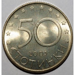 BULGARIEN - KM 282 - 50 STOTINKI 2005 - EUROPÄISCHE UNION