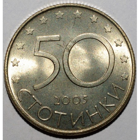 BULGARIA - KM 282 - 50 STOTINKI 2005 - EUROPEAN UNION