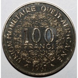 AFRIQUE DE L'OUEST - KM 4 - 100 FRANCS 1967 - ESSAI