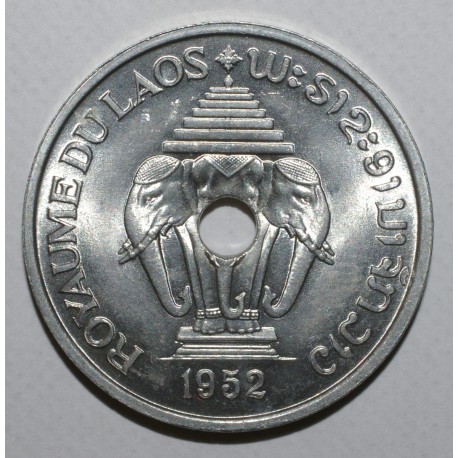 LAOS - KM 5 - 20 CENTS 1952