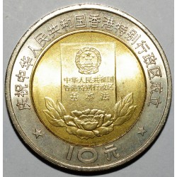 CHINA - 10 YUAN 1997 - VZ-ST