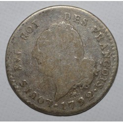 FRANCE - KM 606 - 30 SOLS 1792 B - Rouen - TYPE FRANÇOIS