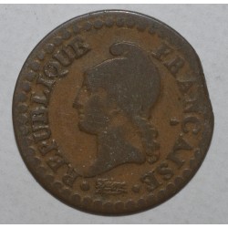 GADOURY 76 - 1 CENTIME 1798 TYPE DUPRE AN 8 A - B - KM 646