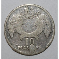 LEBANON - KM 6 - 10 PIASTRES 1929 - Cedar