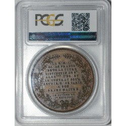 MEDAILLE - PREMIER EMPIRE - MACONNIQUE - Bramsen 629 - RARE - PCGS SP 62