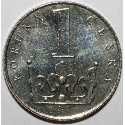 CZECH REPUBLIC - KM 7 - 1 KORUNA 1993