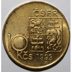 CZECHOSLOVAKIA - KM 159 - 10 KORUN 1993 - Alois Rašín