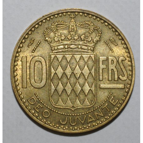 MONACO - KM 130 - 10 FRANCS 1951 - RAINIER III