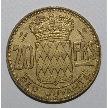 MONACO - KM 131 - 20 FRANCS 1951 - RAINIER III - SS MONACO - KM 131 - 20 FRANCS 1951 - RAINIER III - SS