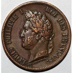 FRENCH COLONIES - KM 12 - 5 CENTIMES 1843 A - LOUIS PHILIPPE 1