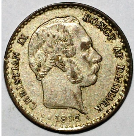 DANEMARK - KM 795 - 10 ORE 1875 - CHRISTIAN IX