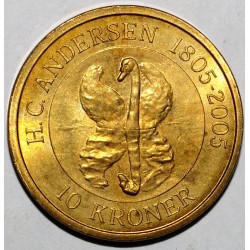 DANEMARK - KM 898 - 10 KRONER 2005 - Contes de fée - Le vilain petit canard