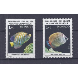 MONACO - 1985 - 3 BRIEFMARKEN - FISCH