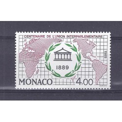 MONACO - 1989 - 4 FRANCS - 100 JAHRE DER INTER-PARLAMENTARISCHEN UNION