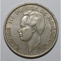 MONACO - KM 134 - 100 FRANCS - 1956 - RAINIER III