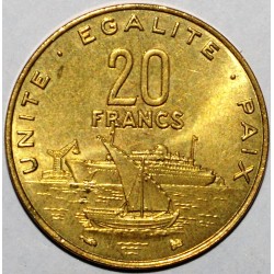 DJIBOUTI - KM 24 - 20 FRANCS 1999