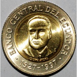 ECUADOR - KM 102 - 500 SUCRES 1997 - 70 years of the Central Bank