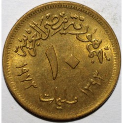 EGYPT - KM 435 - 10 MILLIEMES 1973