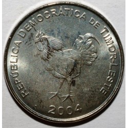 EAST TIMOR - 10 CENTAVOS 2004 - COCK - XF - KM 3