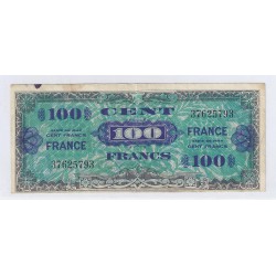 FRANCE - PICK 105s - 100 FRANCS DRAPEAU - 1945 - WITHOUT SERIES - VF