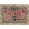 83 - TOULON - CHAMBRE DE COMMERCE - 1 FRANC 1922 - TRES BEAU