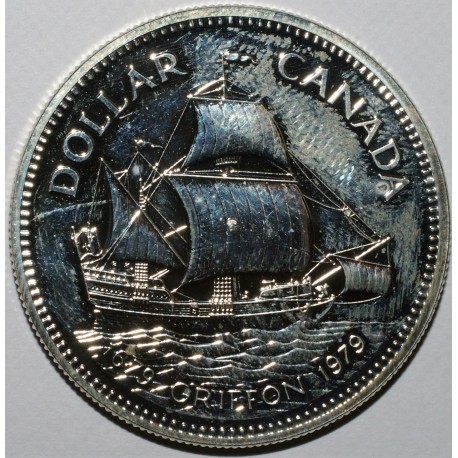 CANADA - KM 124 - 1 DOLLAR 1979 - 300 years of the Griffon boat