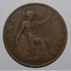 GREAT BRITAIN - KM 810 - 1 PENNY 1917 - GEORGE V