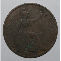 GRANDE BRETAGNE - KM 826 - 1 PENNY 1927 - GEORGE V