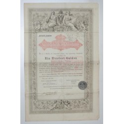 75 - PARIS 1903 - FONDS D'ETATS ETRANGERS - OBLIGATION DE 100 GULDEN