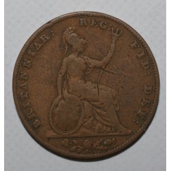GREAT BRITAIN - KM 725 - 1 FARTHING 1850 - VICTORIA