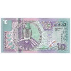 SURINAME - PICK 147 - 10 GULDEN - 01.01.2000 - NEUF