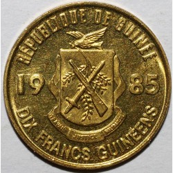 GUINÉE - KM 52 - 10 FRANCS 1985