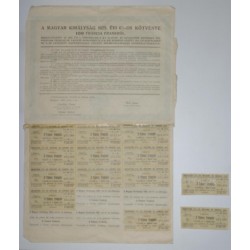 BUDAPEST 1925 - OBLIGATION DE 6 % DU ROYAUME DE HONGRIE DE 100 FRANCS - TTB+