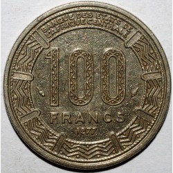 GABON - KM 13 - 100 FRANCS 1977