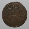 COLOMBIA - KM B4 - 1/4 REAL 1820 - FERDINAND VII 1814 - 1833 - SIEGE OF SANTA MARTA - VF+