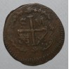 COLOMBIA - KM B4 - 1/4 REAL 1820 - FERDINAND VII 1814 - 1833 - SIEGE OF SANTA MARTA - VF+