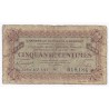 COUNTY 89 - AUXERRE - CHAMBER OF COMMERCE - 50 CENTIMES 1920 - VG
