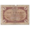 COUNTY 58 - NEVERS - CHAMBER OF COMMERCE - 1 FRANC 1920 - F