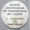 02 - MEDAILLE - STE INDUSTRIELLE ET COMMERCIALE DE L'AISNE - CICH - BRONZE ARGENTE