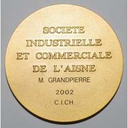 02 - MEDAILLE - STE INDUSTRIELLE ET COMMERCIALE DE L'AISNE - CICH - BRONZE FLORENTIN