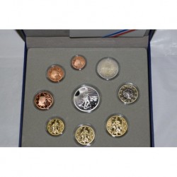 FRANCE - COFFRET  BELLE EPREUVE EURO 2010 - 9 PIECES - MONNAIE DE PARIS