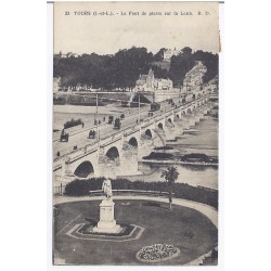 37000 - TOURS - LE PONT DE PIERRE SUR LA LOIRE